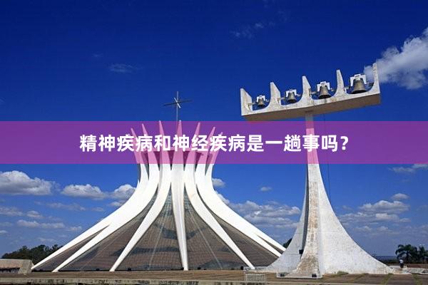 精神疾病和神经疾病是一趟事吗？