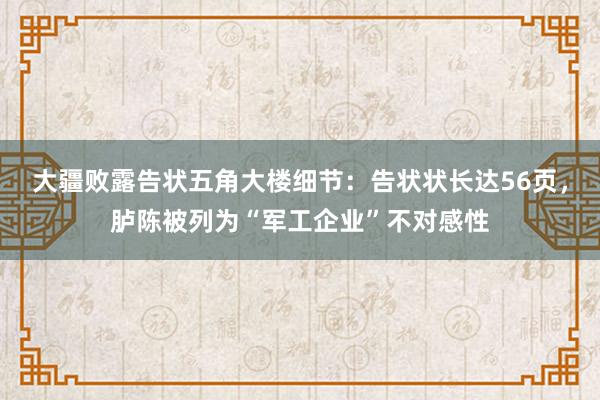大疆败露告状五角大楼细节：告状状长达56页，胪陈被列为“军工企业”不对感性
