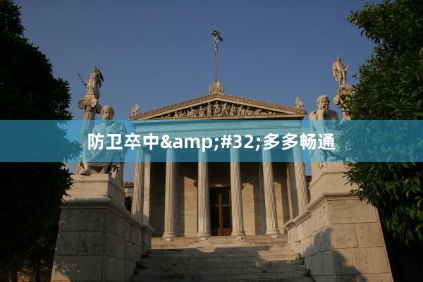 防卫卒中&#32;多多畅通