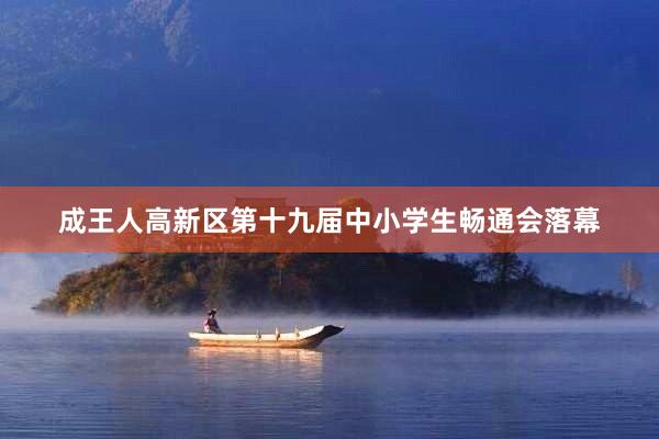 成王人高新区第十九届中小学生畅通会落幕